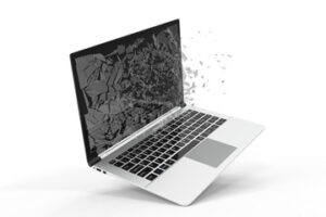 Pęknięta matryca MacBook