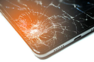Zbity wyświetlacz iPhone